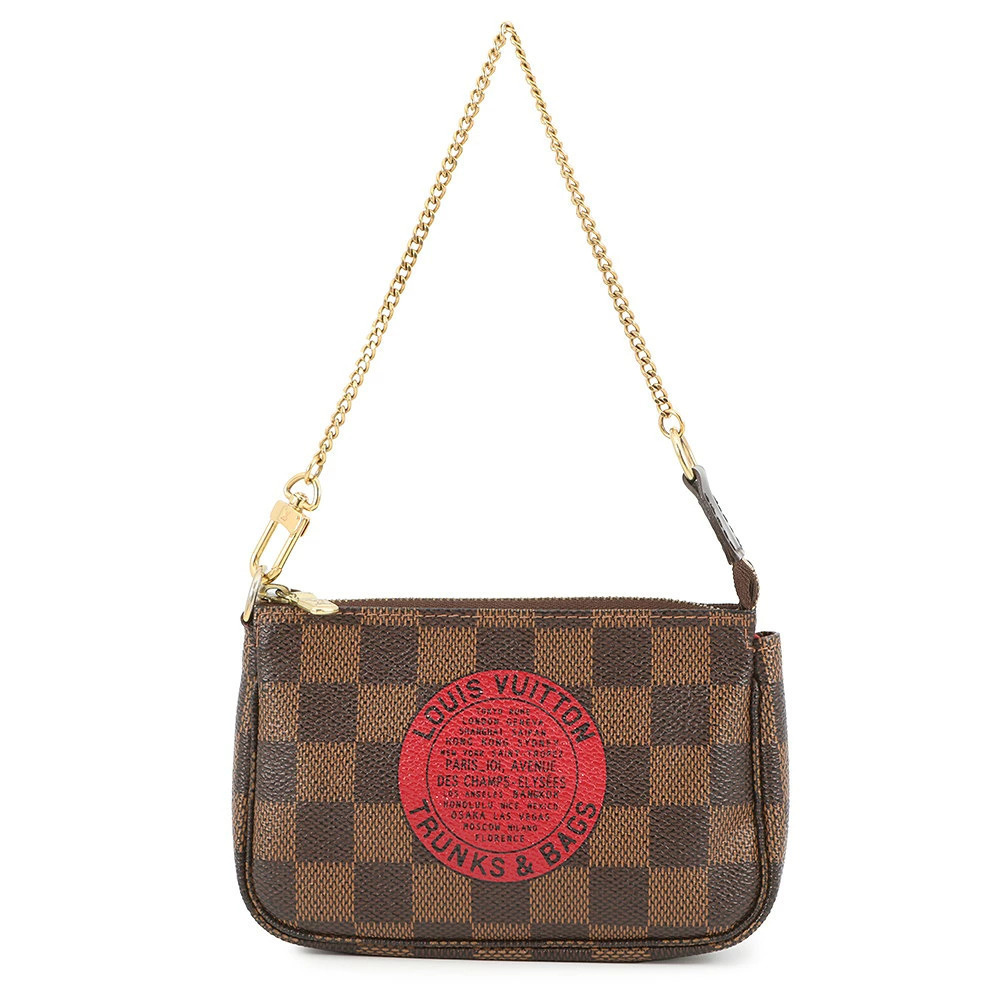 Louis Vuitton Damier Ebene Brown Pochette Accessoires Bag